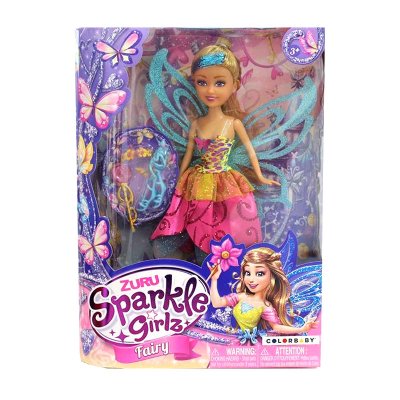 Muñeca Fairy Sparkle Girlz - rosa
