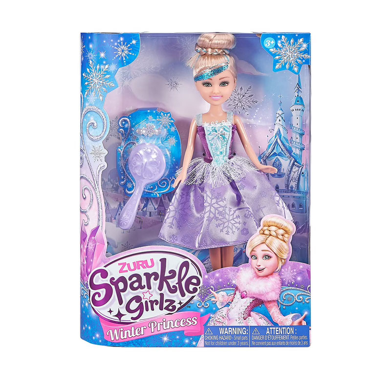 Distribuidor mayorista de Muñeca Winter Princess Sparkle Girlz - violeta