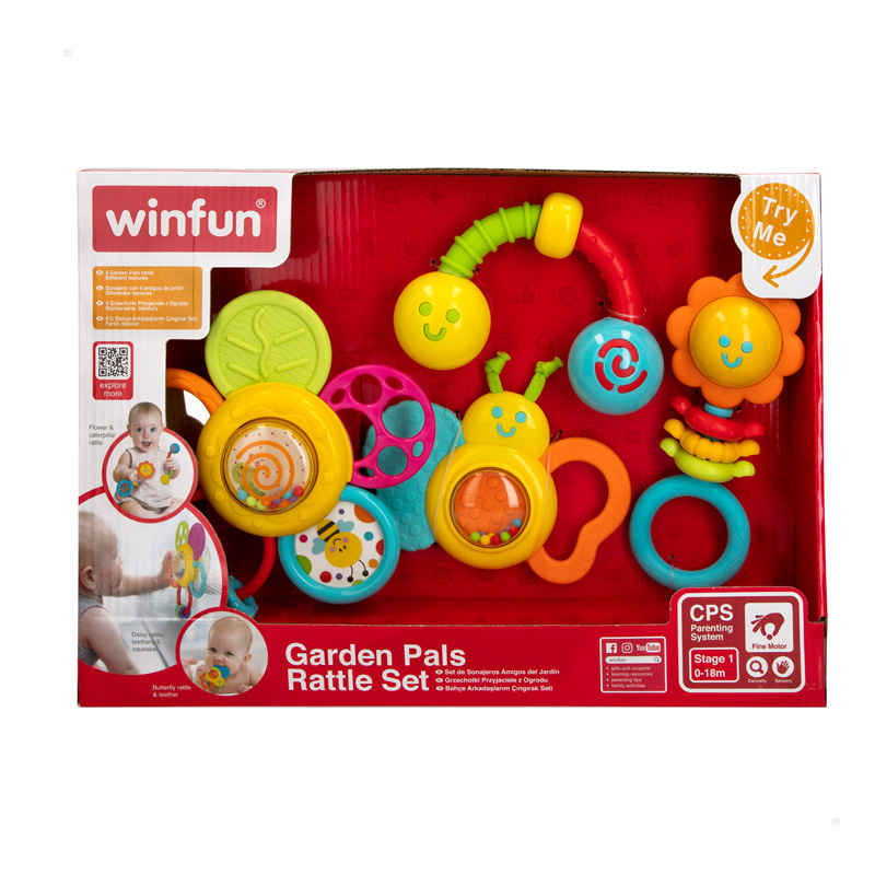 Set de 4 sonajeros Winfun