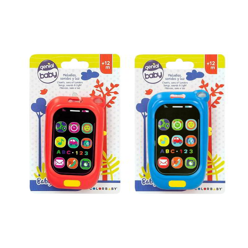 Teléfono Melodías sonidos y luz Genial Baby