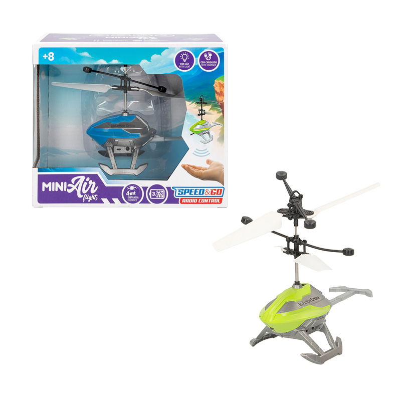 Miniatura helicóptero infrarojos Speed & Go 13cm - colores aleatorios