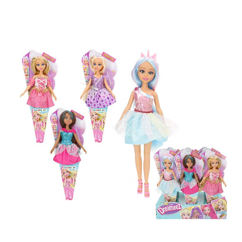 Expositor 12 Muñecas Princess Dreameez Funville