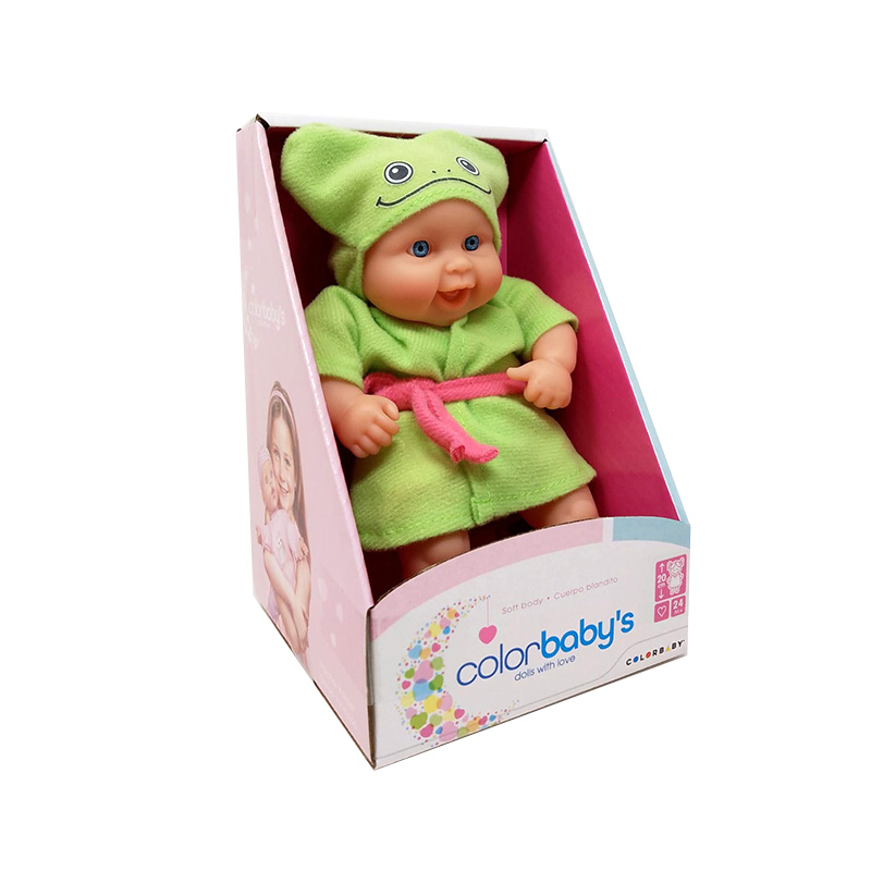 Muñeco bebe c/expositor 20cm - Verde