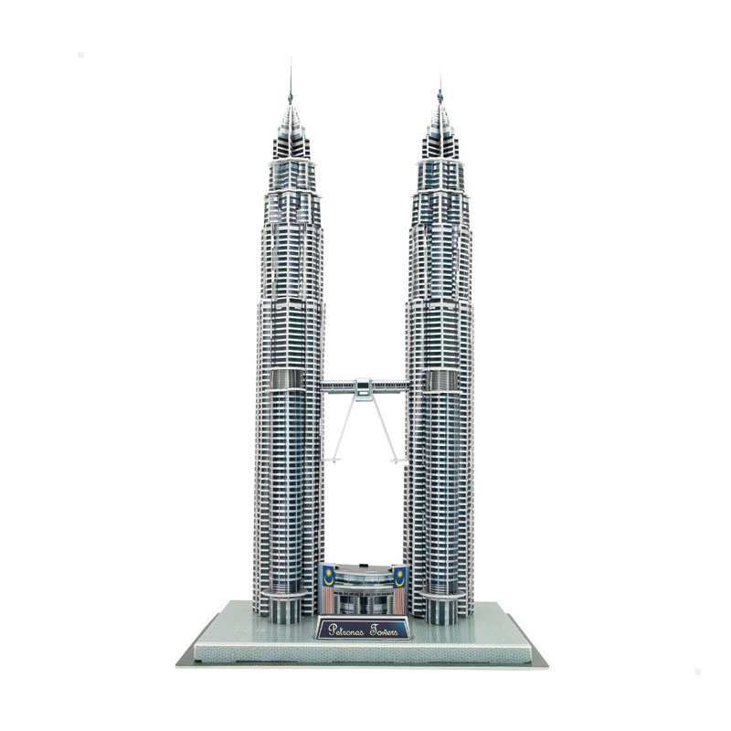Distribuidor mayorista de Puzzle 3D Maqueta Petronas Towers 72pcs CBtoys