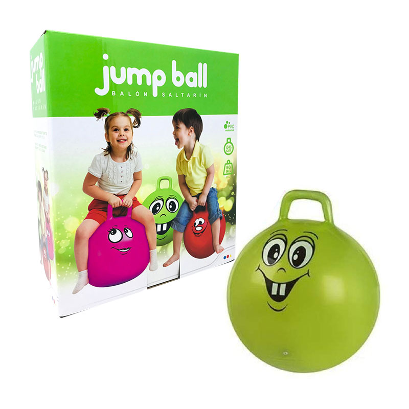 Distribuidor mayorista de Pelota con asas para saltar Jump Ball - verde