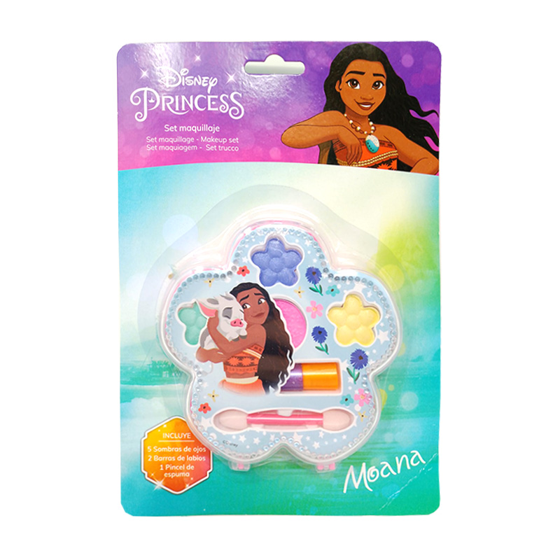 Set de maquillaje 7 piezas Moana Princesas Disney