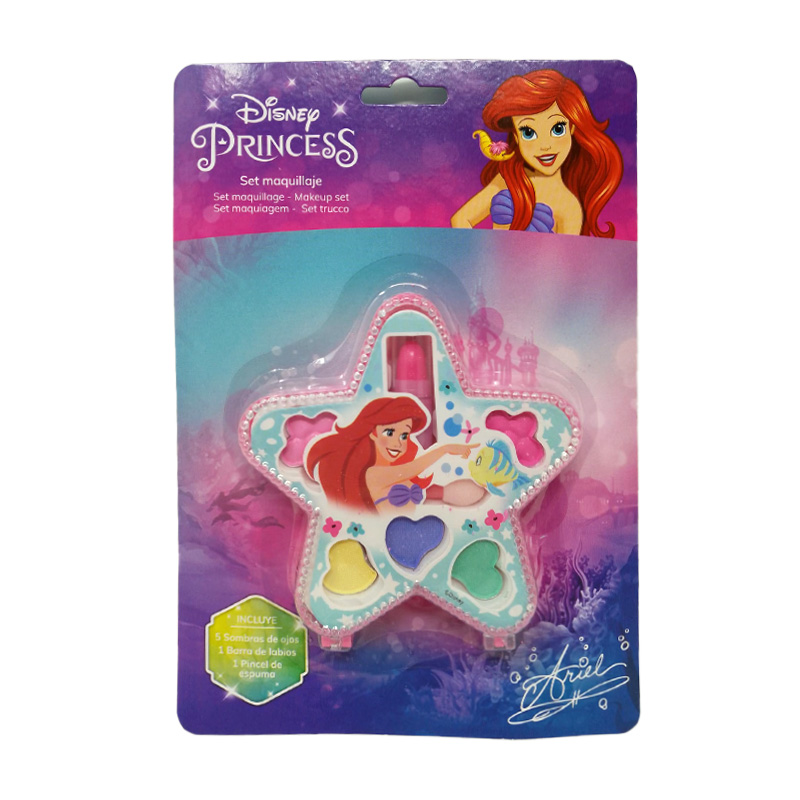 Set de maquillaje 7 piezas Ariel Princesas Disney