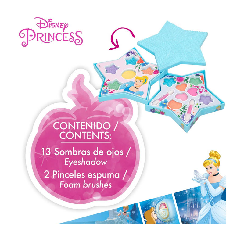 Set de maquillaje estuche Cenicienta Princesas Disney - Kilumio