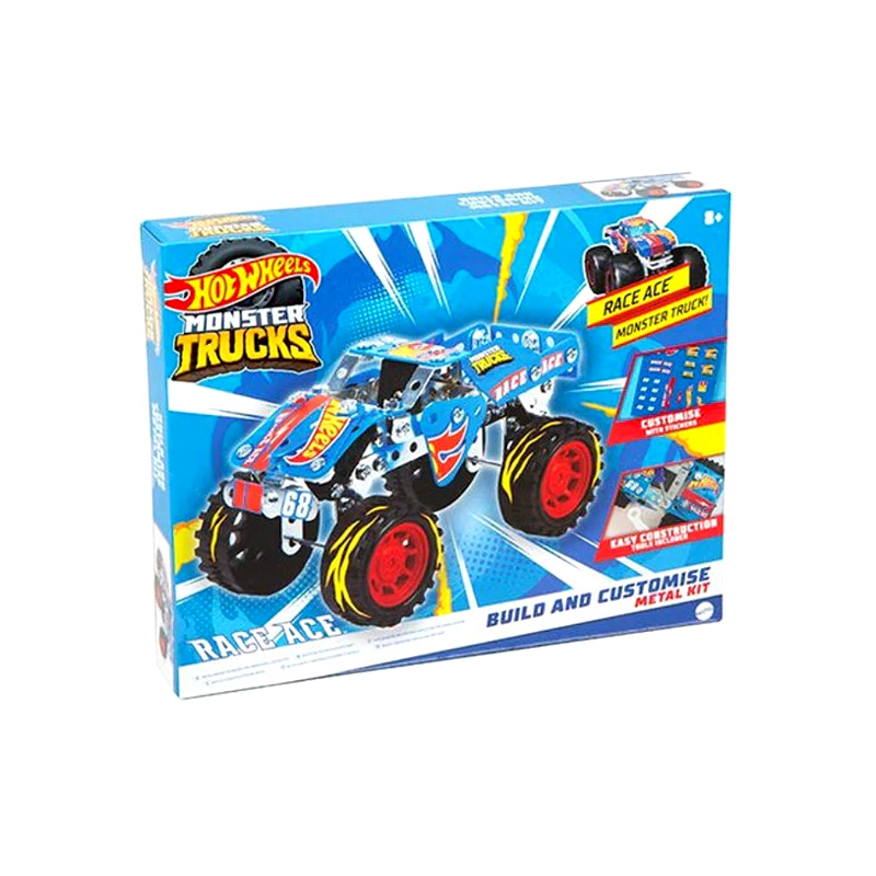 Set de montaje Race Ace Monster Truck Metal Hot Wheels