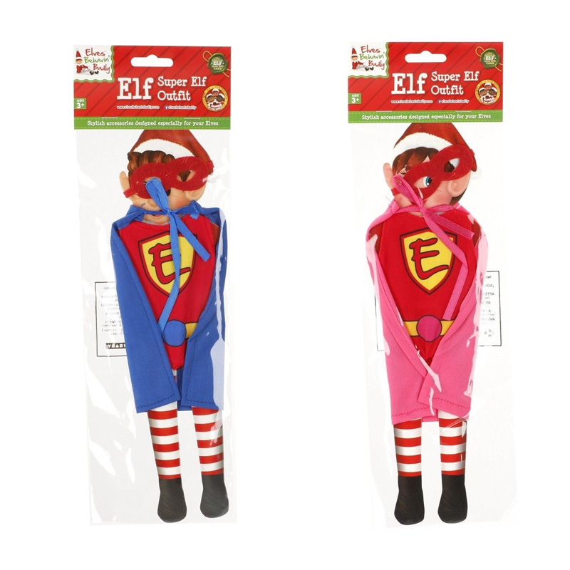Disfraz Super Elfo Elves Behavin Badly - chico y chica