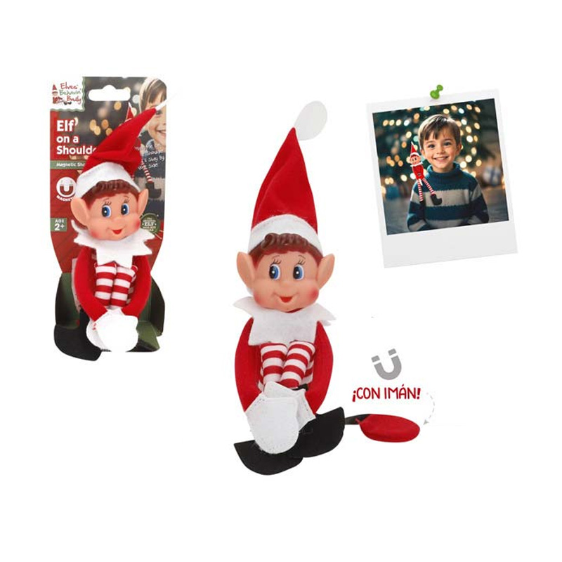 Peluche Elfo hombro magnético Elves Behavin Badly - chico