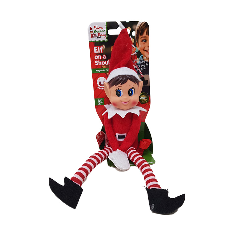 Peluche Elfo hombro magnético Elves Behavin Badly - chica