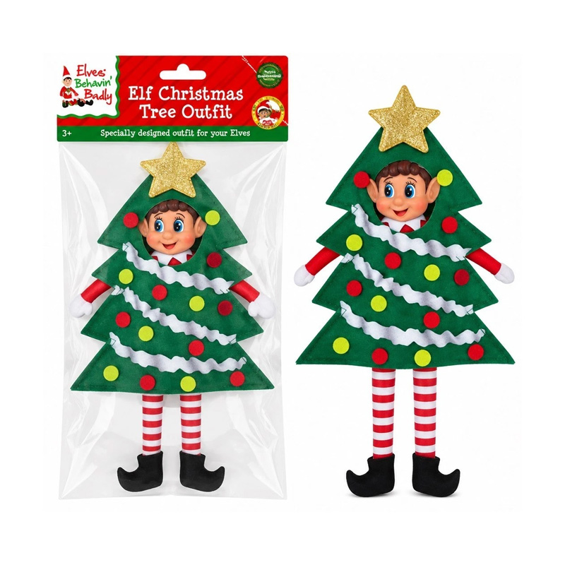 Disfraz Árbol de Navidad Elfo Elves Behavin Badly