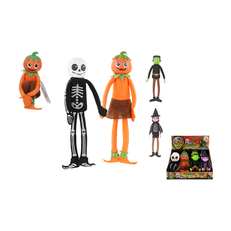 Expositor 12 peluches Calabaza Esqueleto Trixie Frankin The Boo Crew 30cm