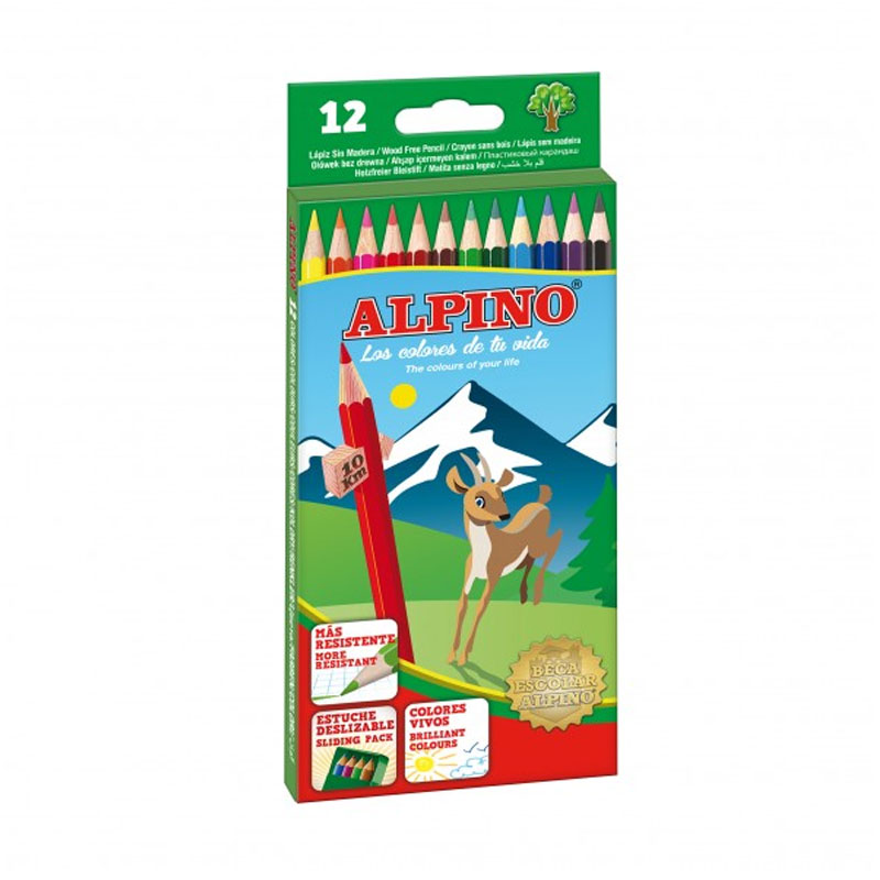 Alpino 12色彩色铅笔