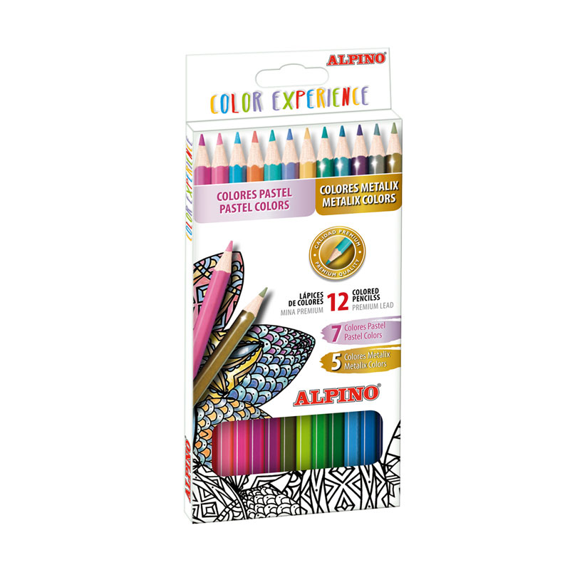 Set 12 lápices de colores Alpino Color Experience 3,3mm