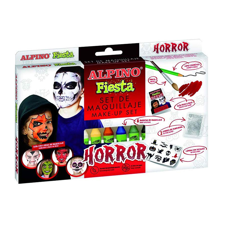 Distribuidor mayorista de Set de maquillaje Fiesta Alpino Horror