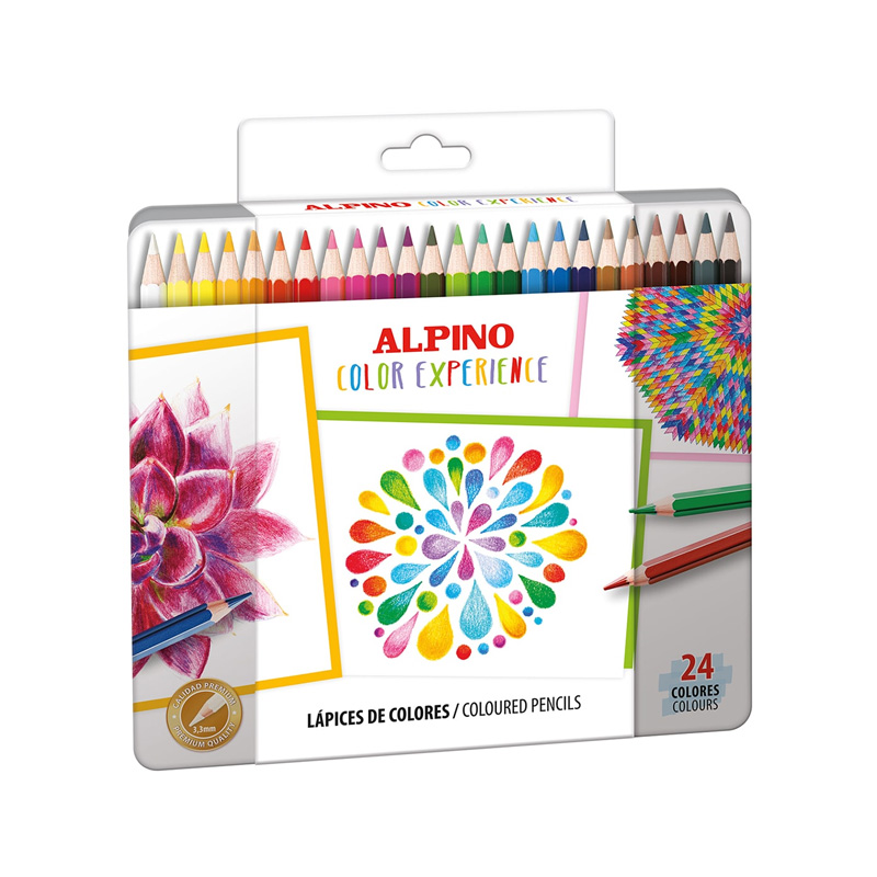 Set 24 lápices de colores Alpino Color Experience