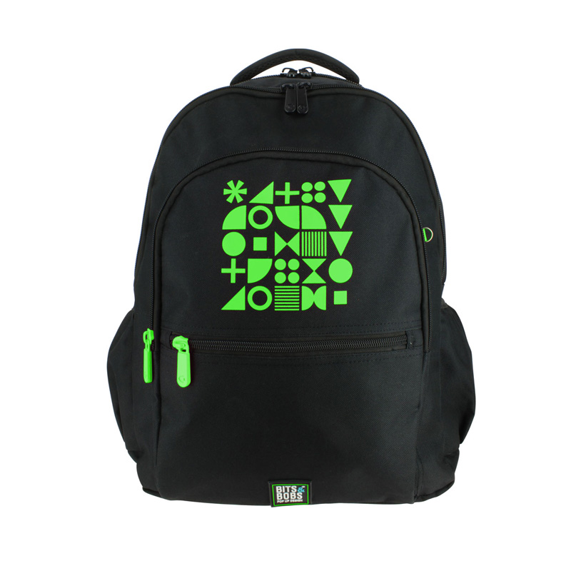 Mochila grande Roomy Bits&Bobs Fluor Verde 46cm