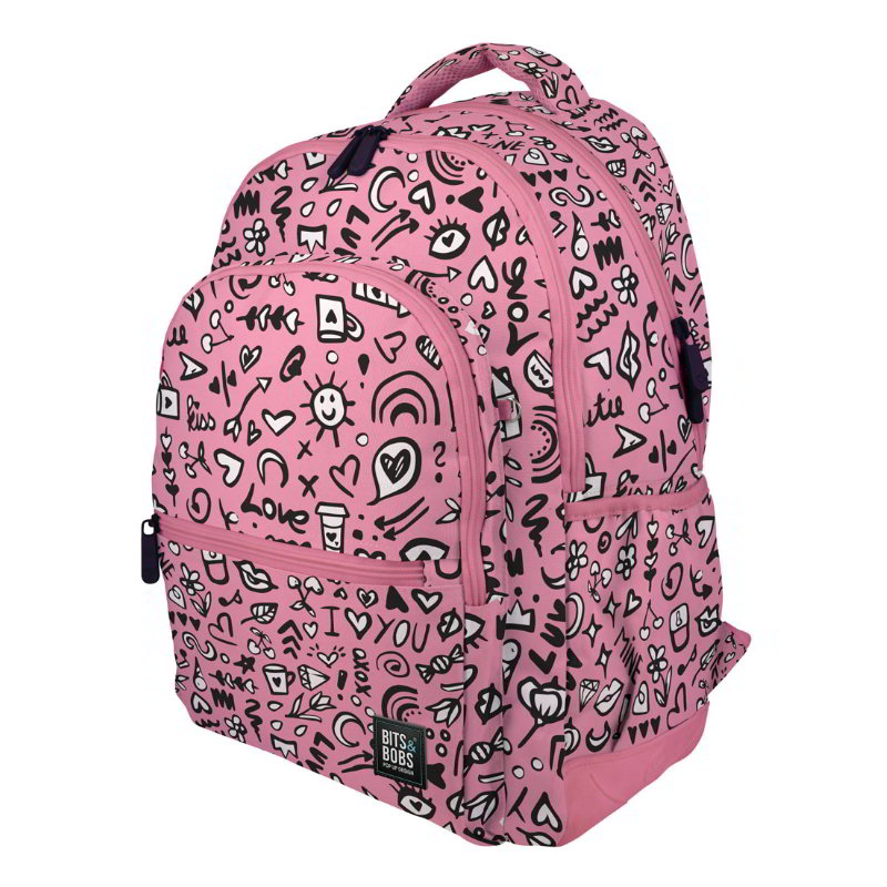Mochila grande Roomy B&B I Love You 46cm