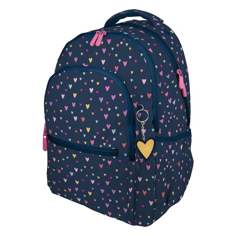 Distribuidor mayorista de Mochila grande Roomy B&B Hearts 46cm