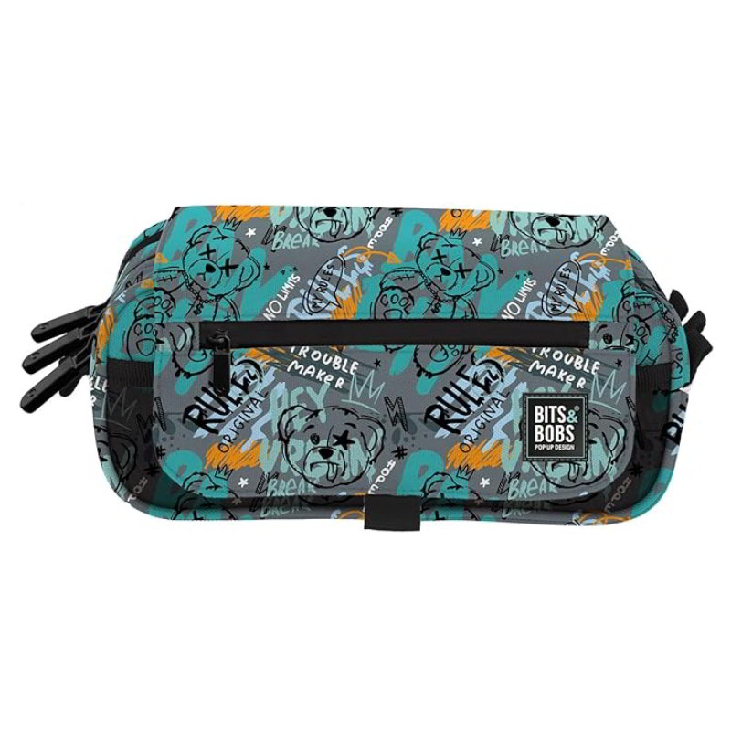 Estuche portatodo triple c/solapa Bits&Bobs Bear