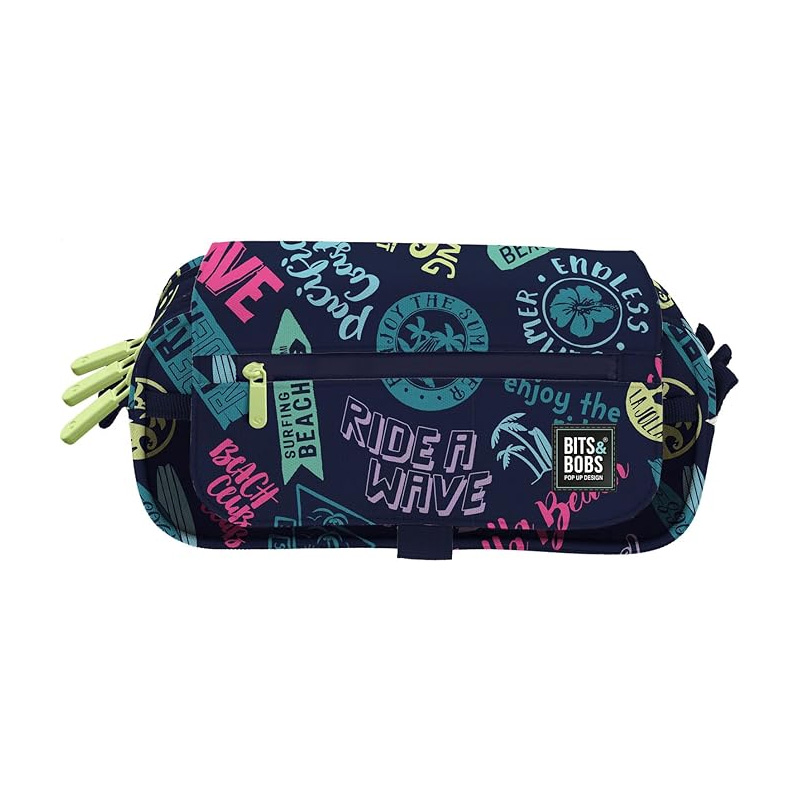Estuche portatodo triple c/solapa Bits&Bobs Beach