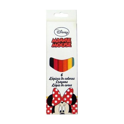 Set de 6 lápices de colores Minnie Mouse Disney 批发