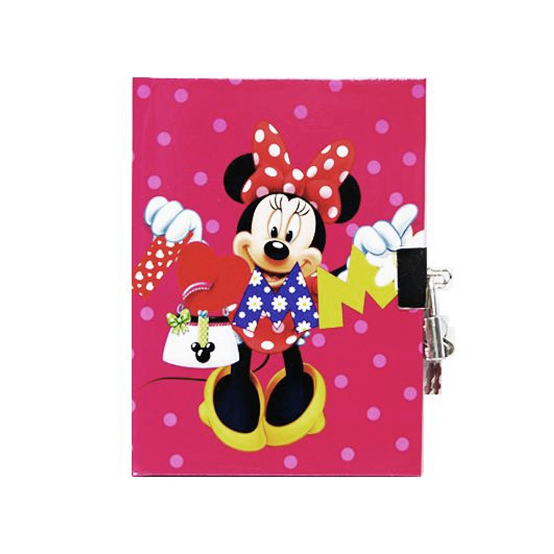 Distribuidor mayorista de Mini diario con candado Minnie Mouse