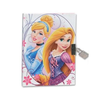 Disney公主 迷你带锁日记本 批发