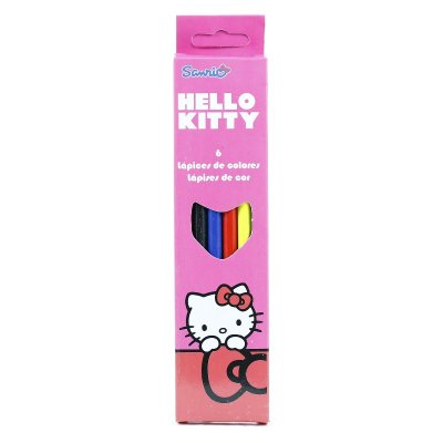 Wholesaler of 6 lápices de colores Hello Kitty