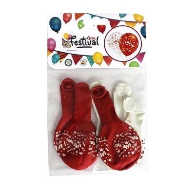 Distribuidor mayorista de Set 6 globos corazones San Valentín