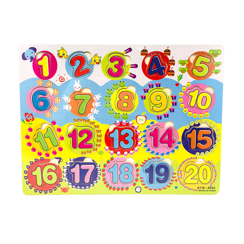 Distribuidor mayorista de Puzzle madera Números Divertidos 20pzs