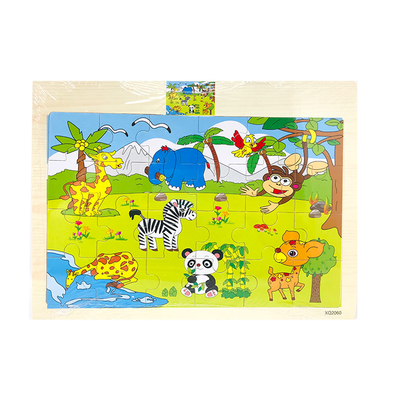 Distribuidor mayorista de Puzzle madera Animales Divertidos 24pzs