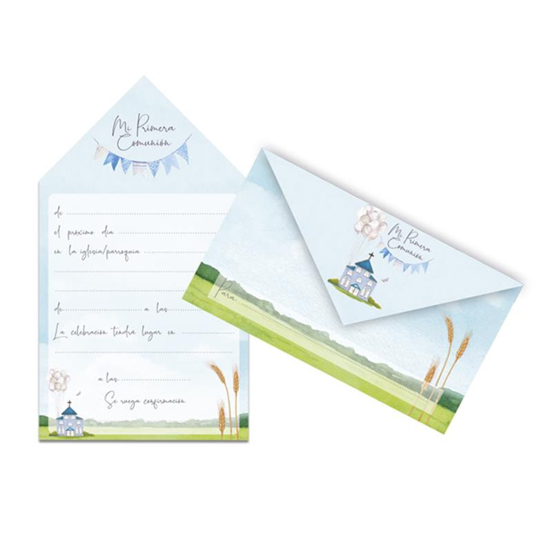 Sobres invitaciones Primera Comunión - chico