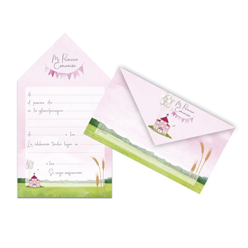Sobres invitaciones Primera Comunión - chica