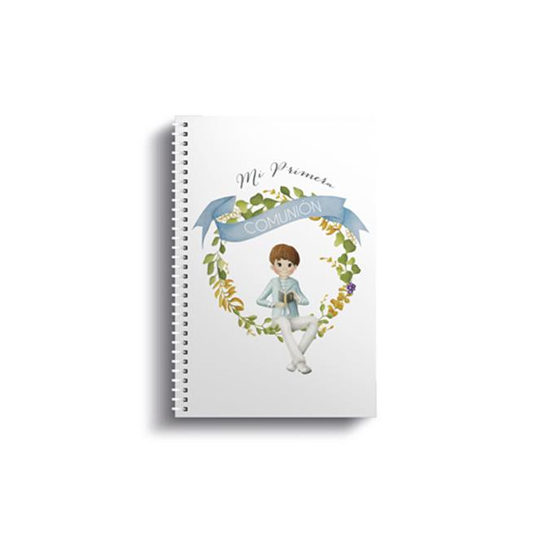 Expositor 24 libretas Mi primera comunión 10cm - niño