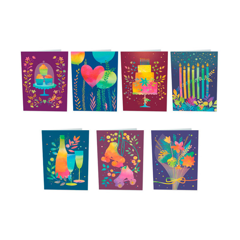 Tarjetas c/sobre Felicitación 11x17cm