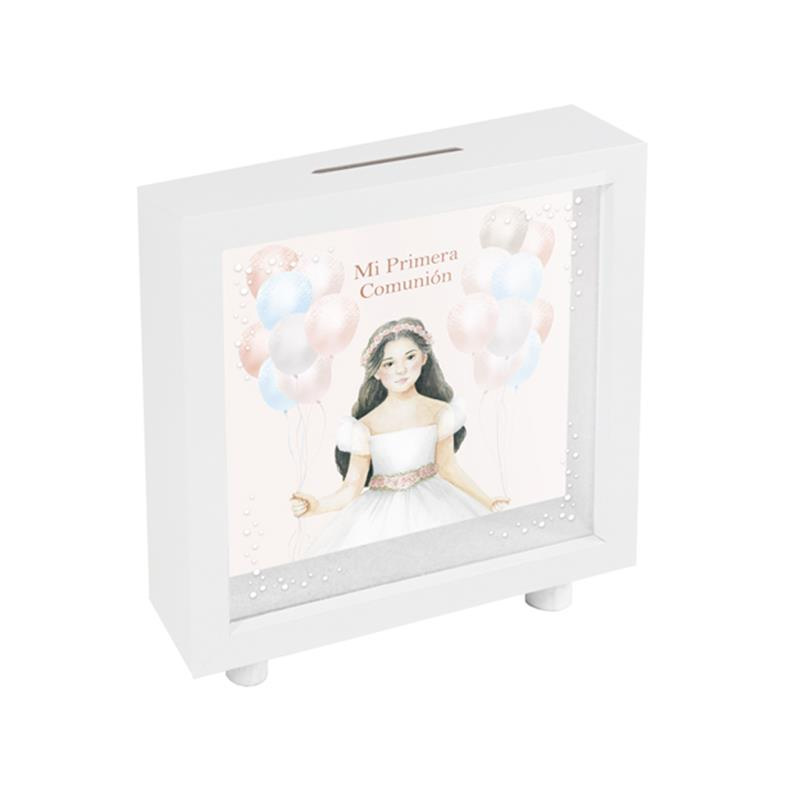 Hucha blanca Comunión - niña