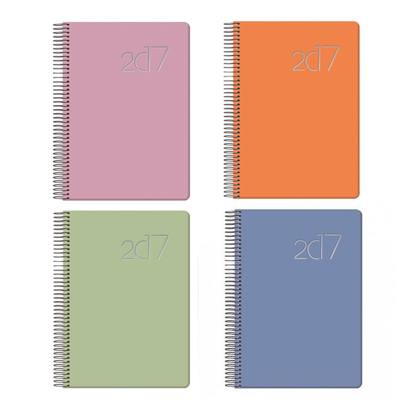 Distribuidor mayorista de Agenda 2017 Sintra surtido 4 colores día página 15X21cm