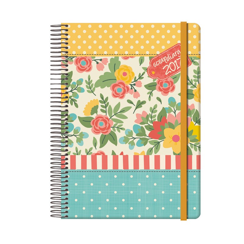 Distribuidor mayorista de Agenda personalizable 2017 Scrap Woods semana vista 15X21cm