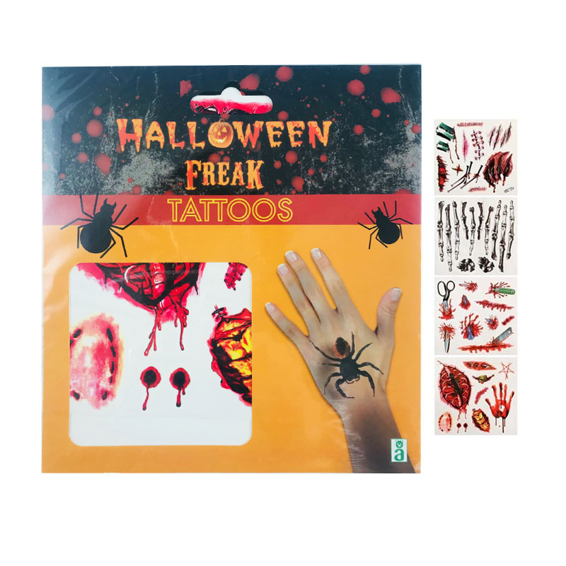 Distribuidor mayorista de Tatuajes decorativos Halloween