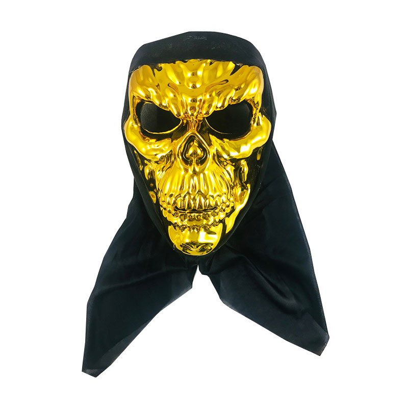 Distribuidor mayorista de Máscara adulto calavera Halloween - oro
