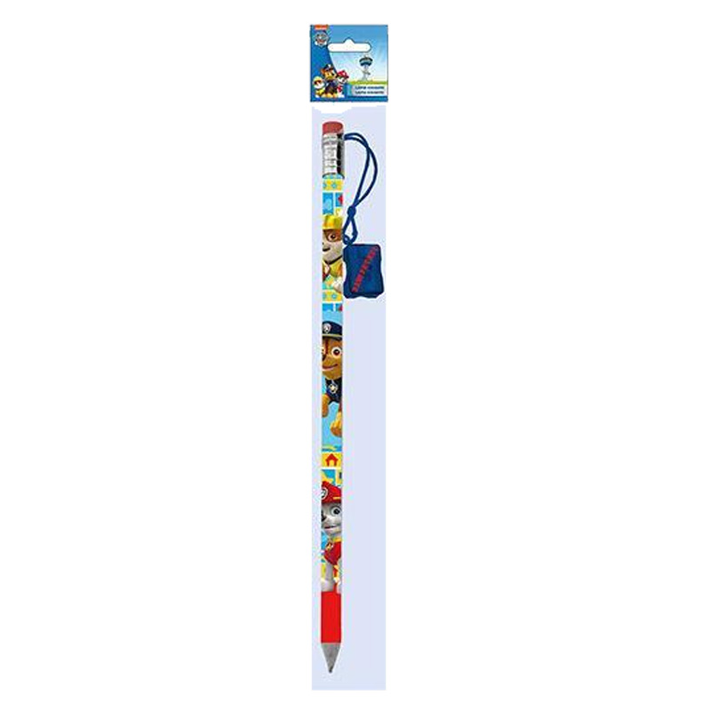 Distribuidor mayorista de Lápiz gigante c/goma y sacapuntas 38x1.5cm Paw Patrol (La Patrulla Canina)