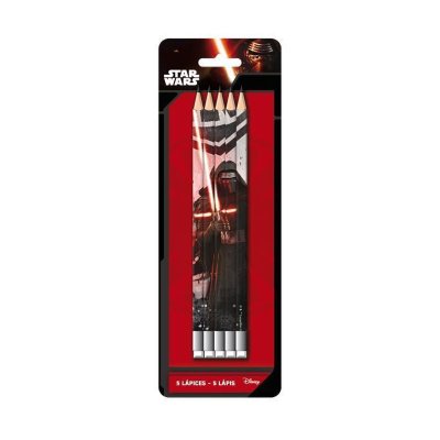 Distribuidor mayorista de Set 5 lápices con goma Darth Vader Star Wars