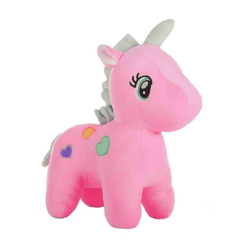Distribuidor mayorista de Peluche Unicornio Corazón 35cm - rosa