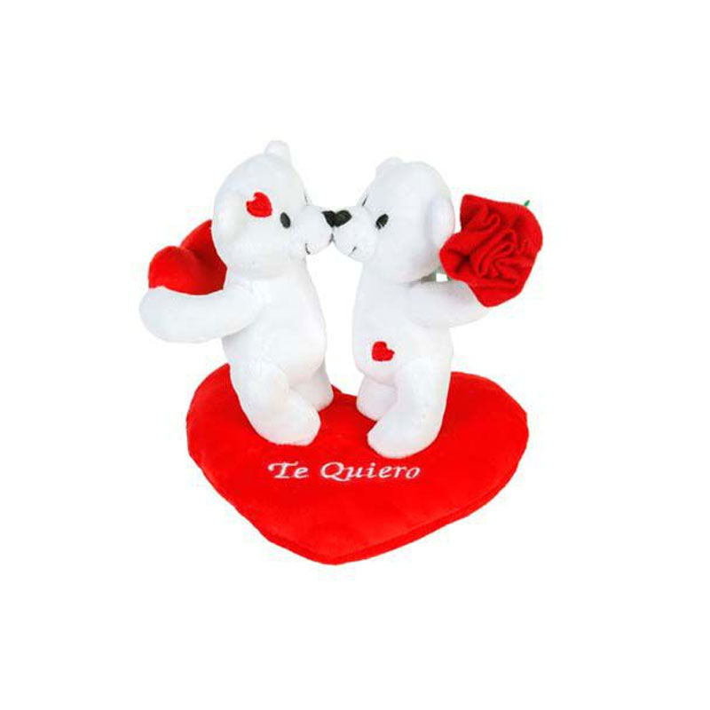 Distribuidor mayorista de Peluches pareja osos c/corazón Te quiero 19cm