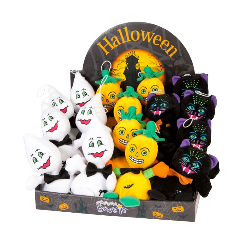 Distribuidor mayorista de Expositor 16 Peluches Halloween c/sonido