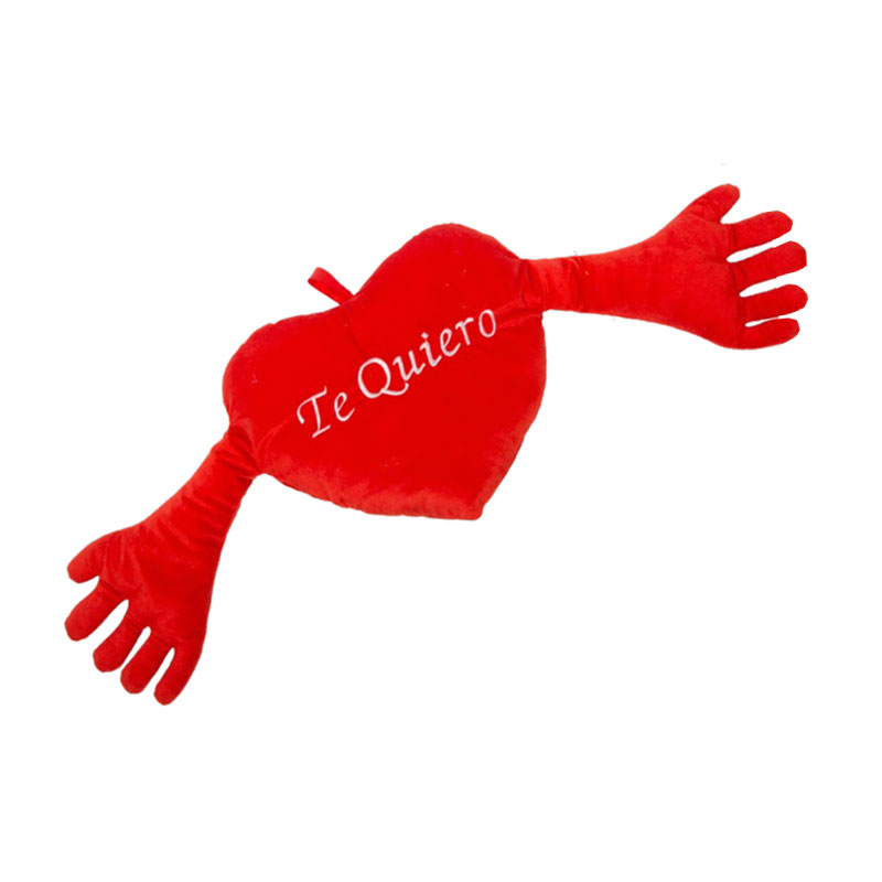 Distribuidor mayorista de Peluche Corazón c/manos 80cm