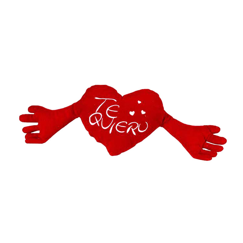 Distribuidor mayorista de Peluche corazón c/brazos Te quiero 40cm